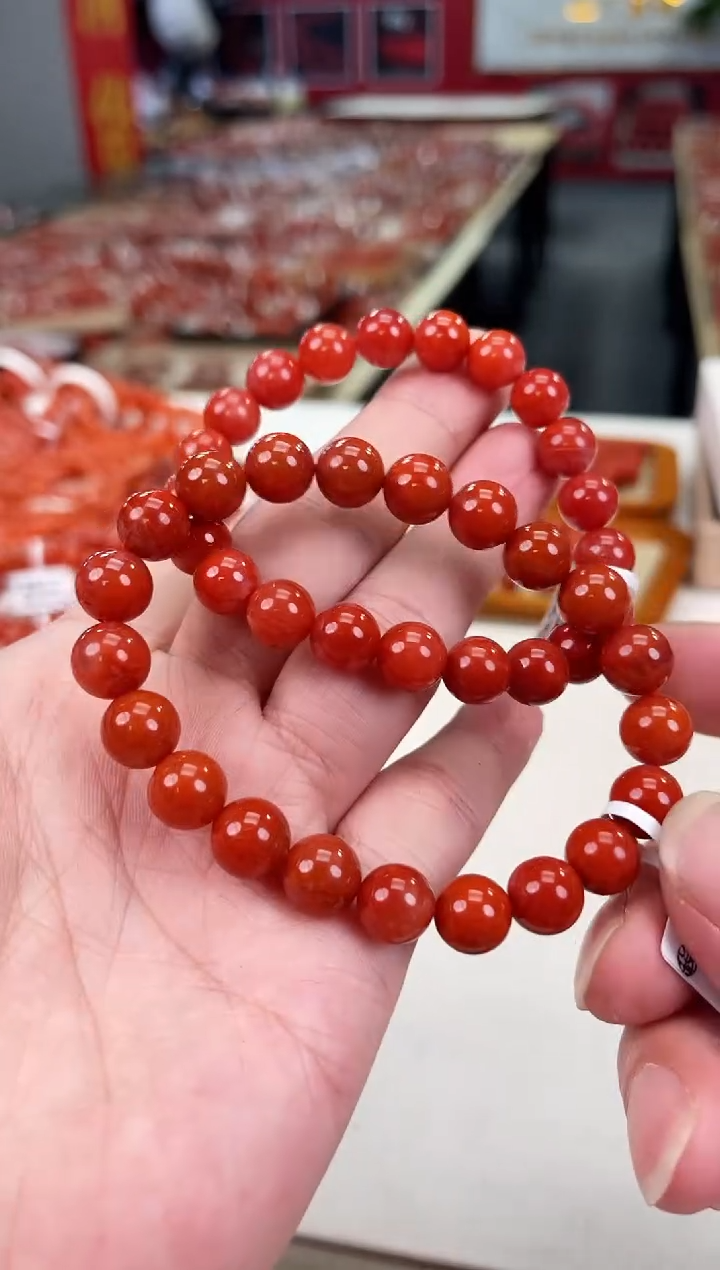南红玛瑙瓦西手串9+未镶嵌（多样式发其一）