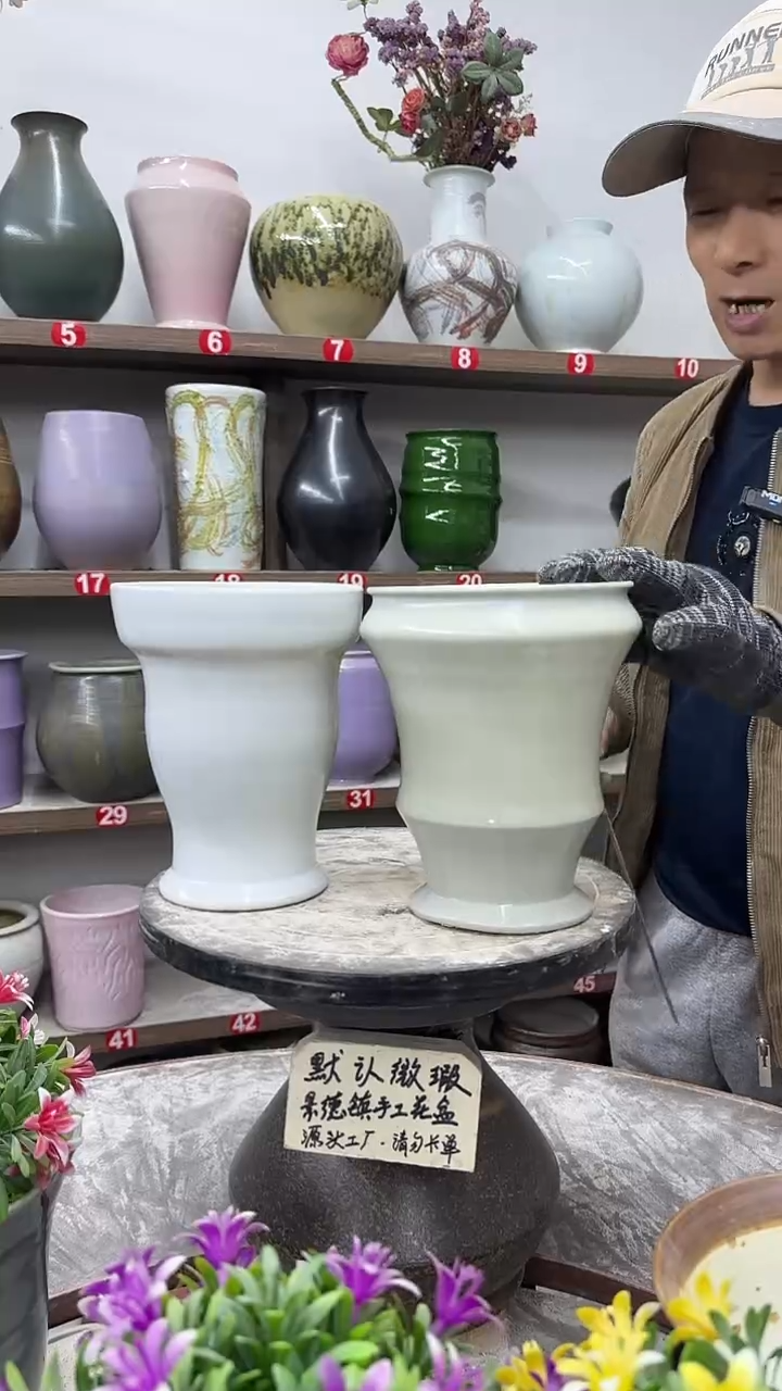 12-13-高19口13瑕-花盆