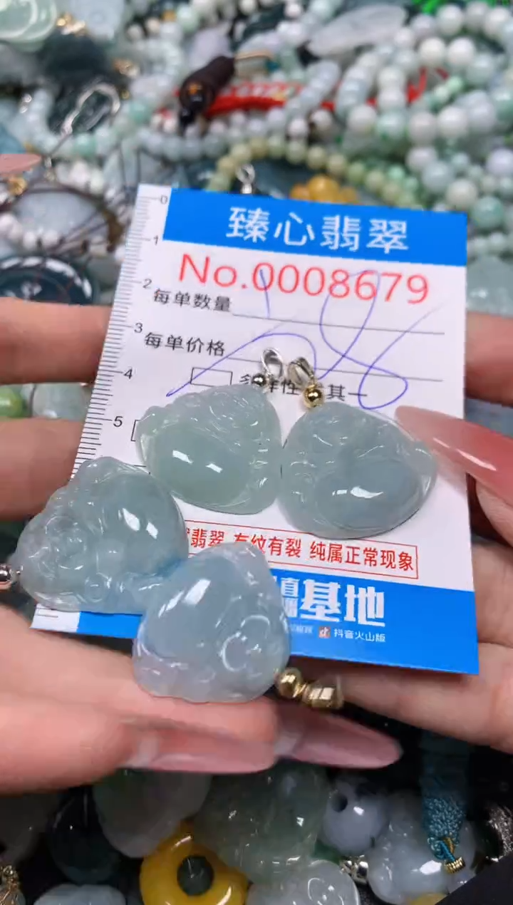 【闪购商品】翡翠颈饰未镶嵌含绳0008679