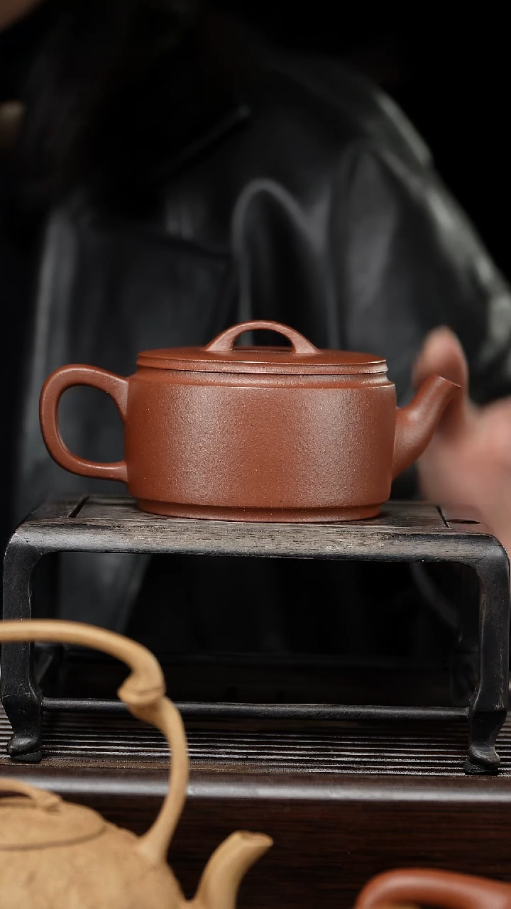 【闪购商品】紫砂茶壶汉瓦 红降坡