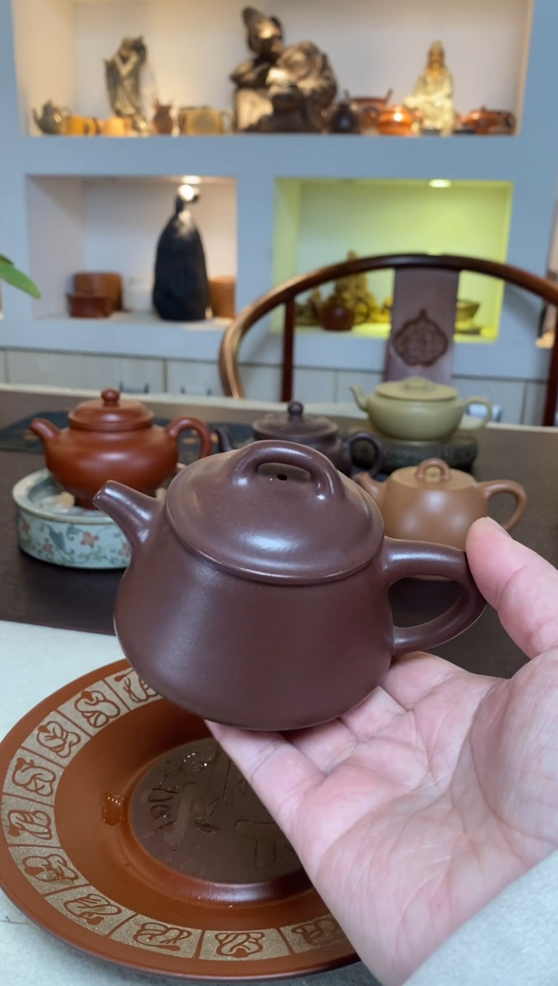 【闪购商品】紫砂茶壶老紫泥   影瓢  