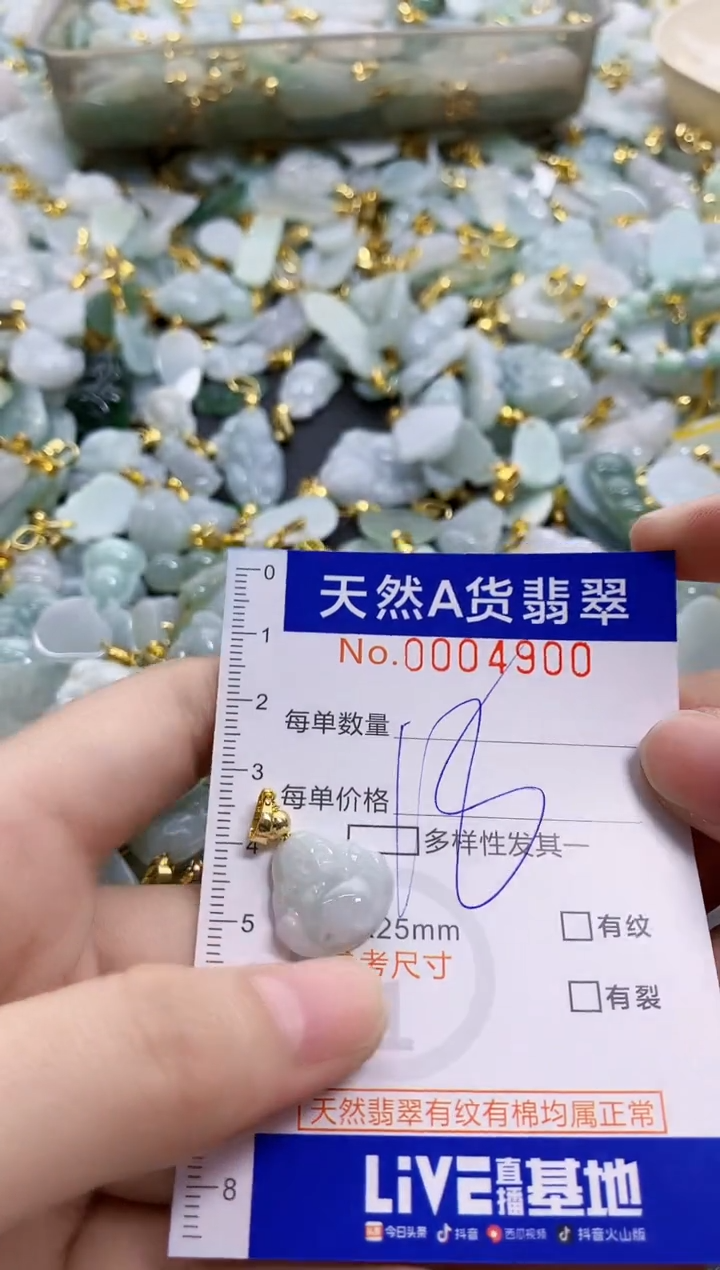 颈饰未镶嵌翡翠天然A货翡翠