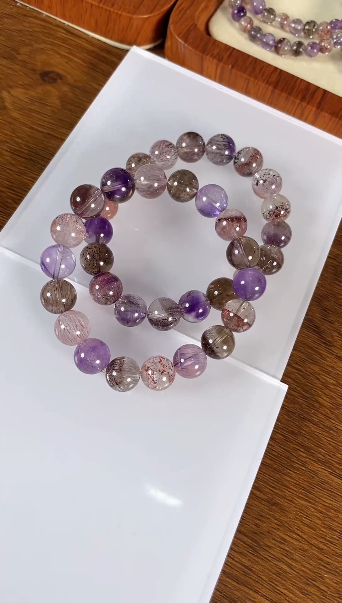 【闪购商品】水晶手链未镶嵌超七手串10+mm