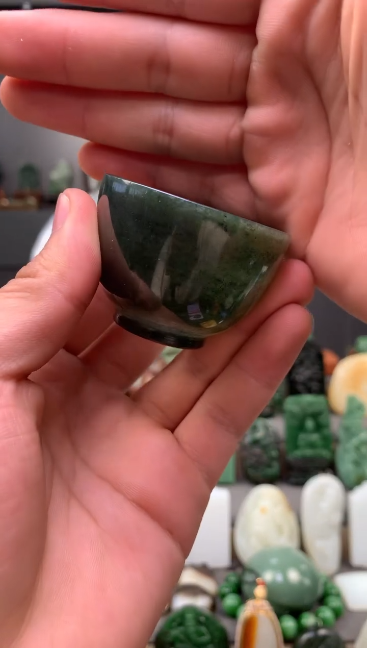 【闪购商品】和田玉茶杯未镶嵌茶杯（多样性发货）