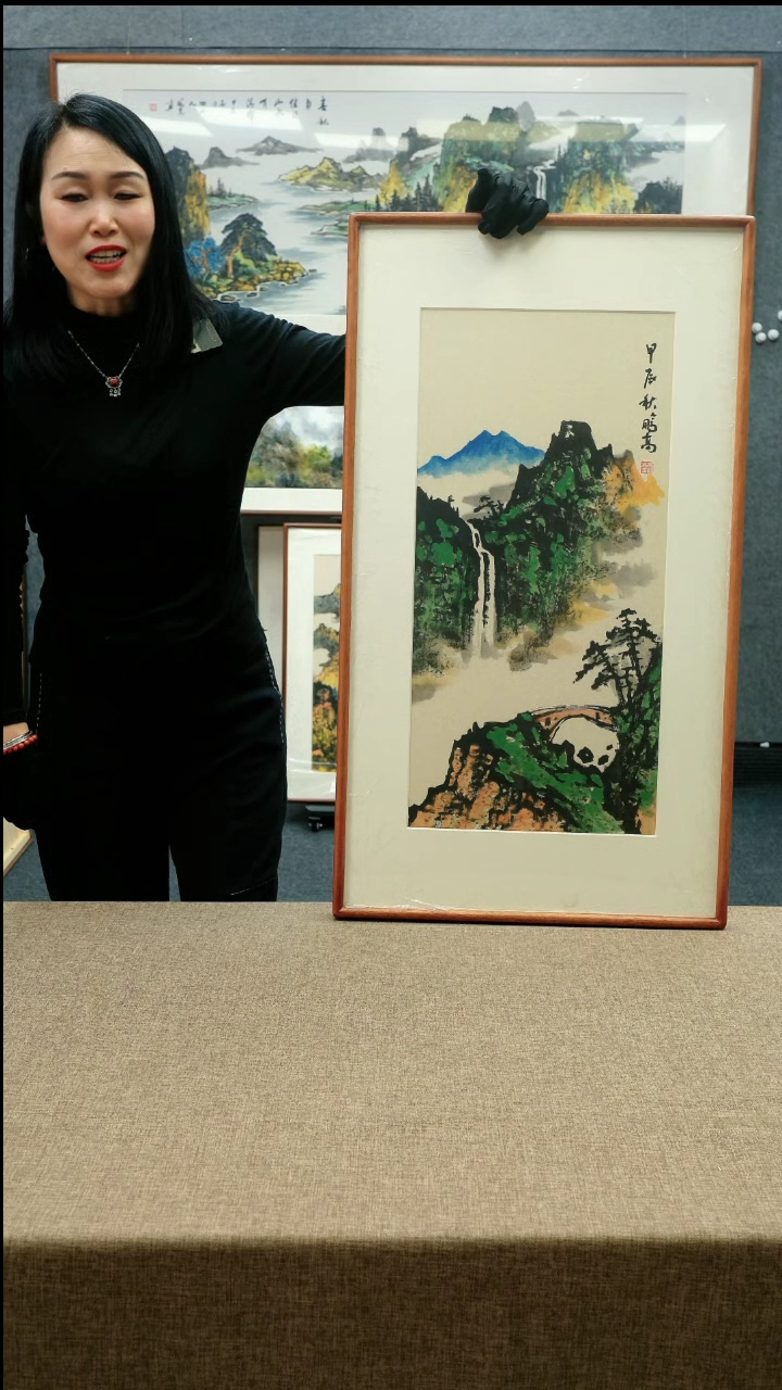 【闪购商品】国画52*92唐鹏高老师山水