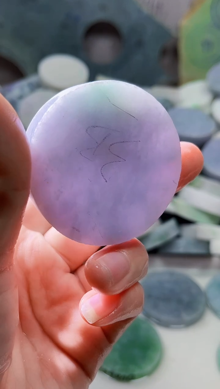 裸石翡翠天然翡翠A货石 南 696