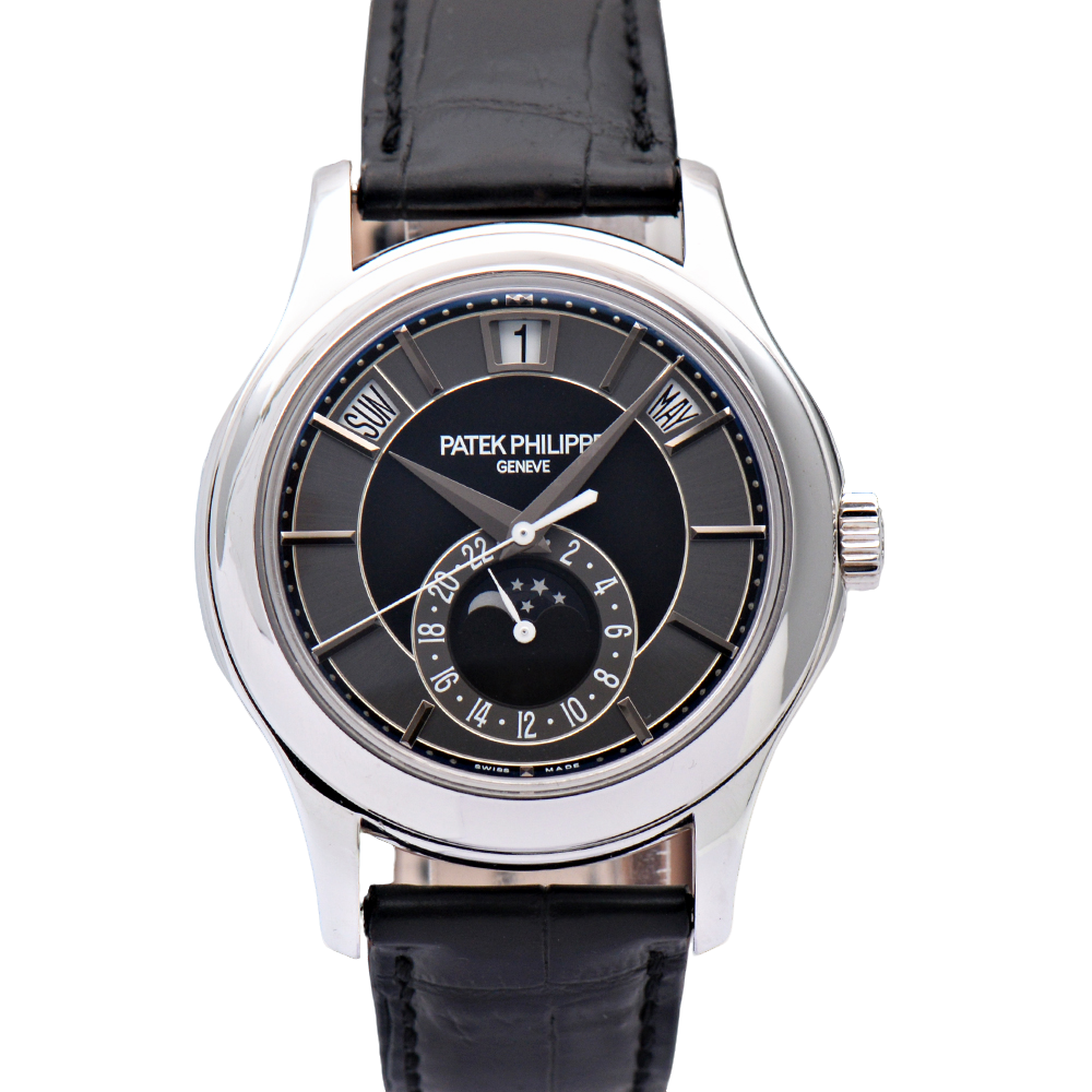 99新 Patek Philippe/百达翡丽 5205G/18k白金40mm男表