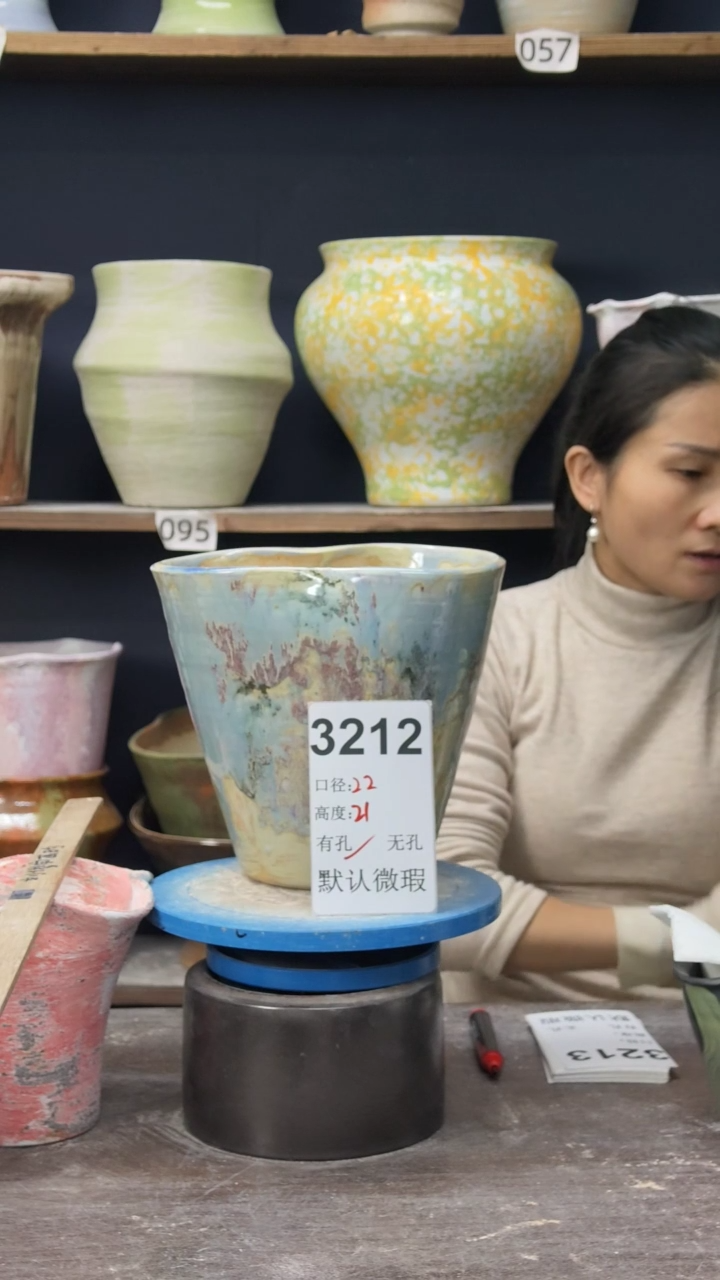 景德镇花盆默认微瑕3212