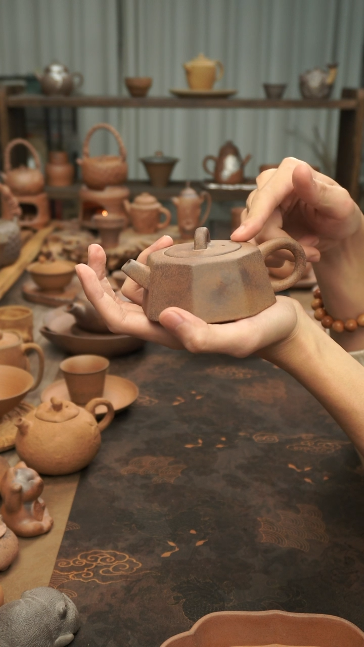 原矿料老岩泥 八方壶150ml