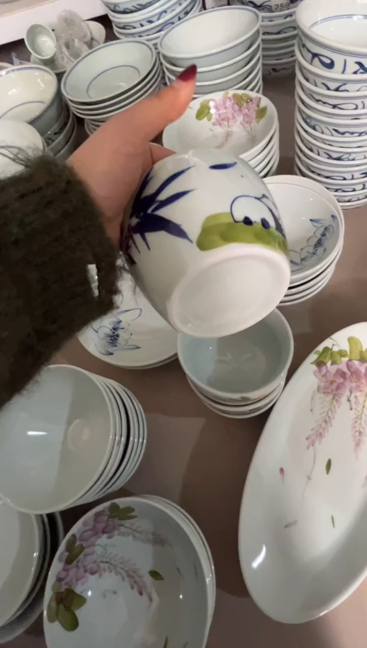 明舟大暇福利手绘5寸鸡盅（单只装随机图案）