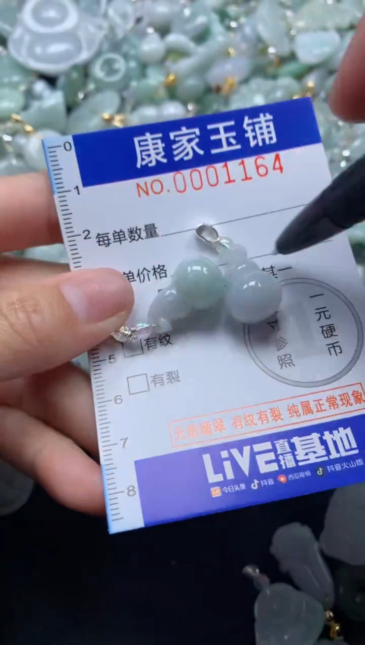 颈饰未镶嵌翡翠1164