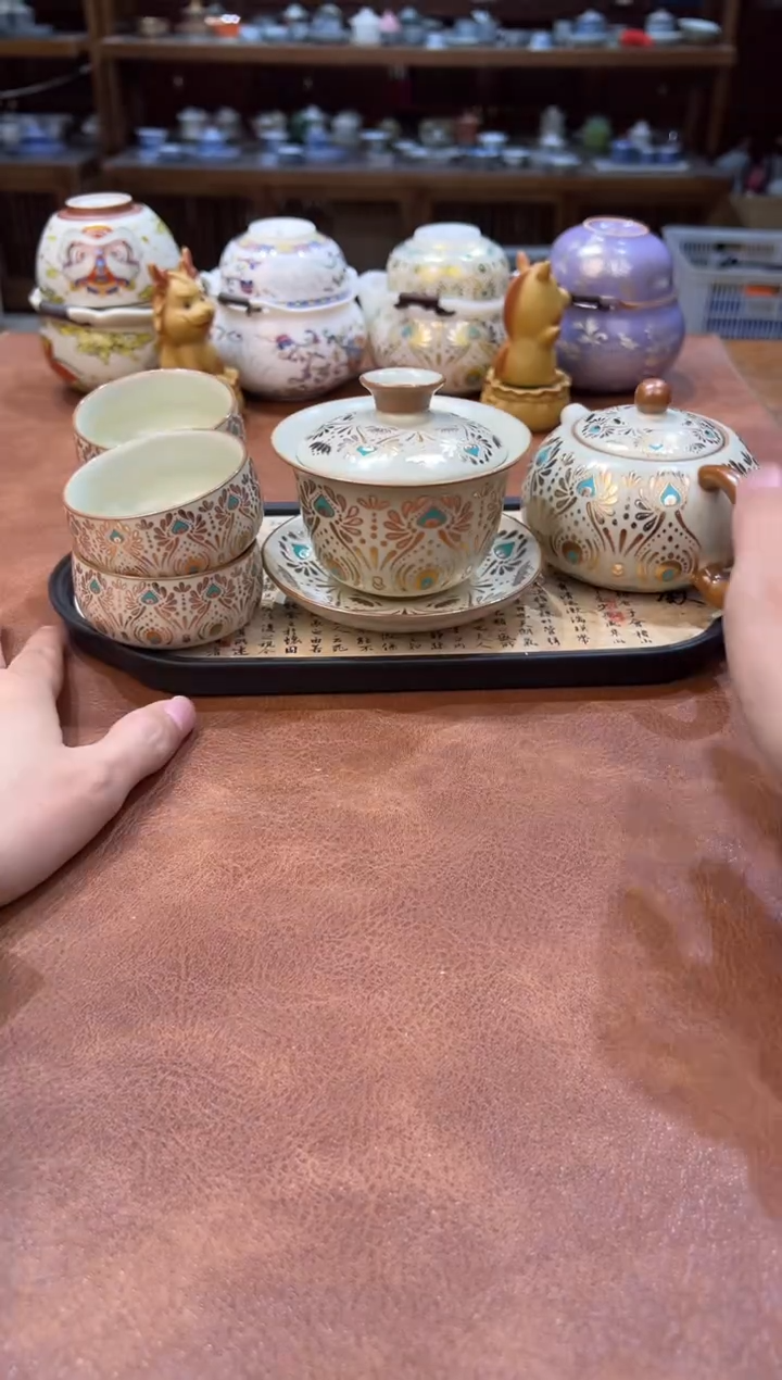 真的很便宜会开片的旅行茶具