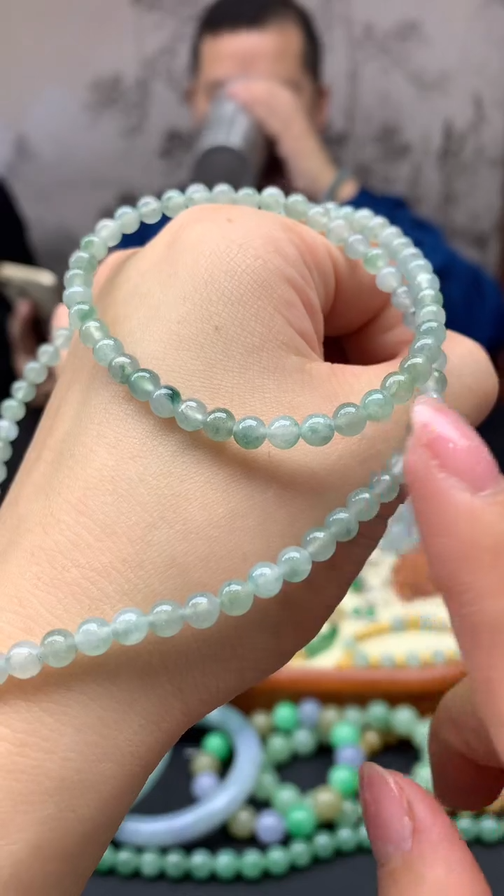 【闪购商品】翡翠手串未镶嵌25-天然翡翠