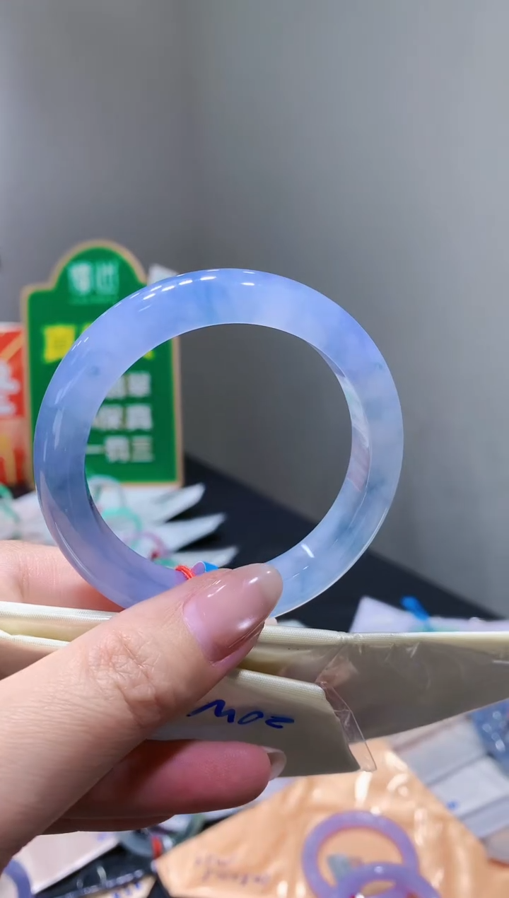 未镶嵌手镯翡翠K7天然A货缅甸翡翠54.6总价20万定金2万