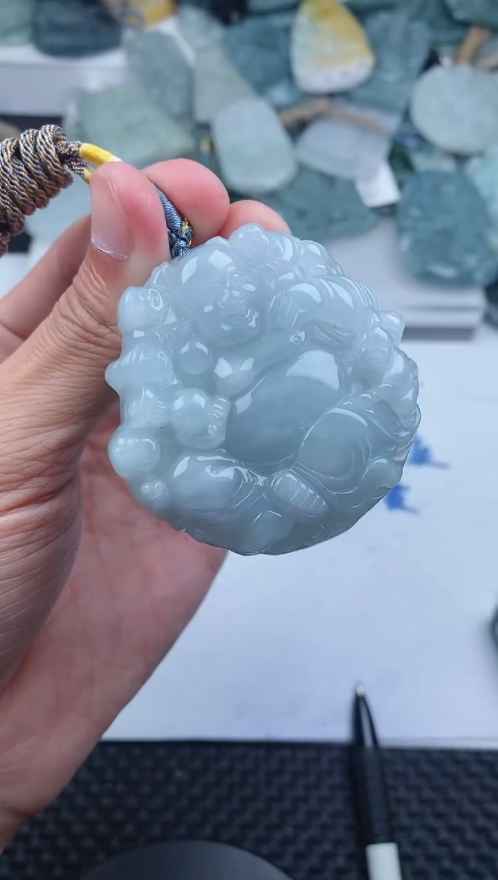 翡翠未镶嵌颈饰11111111