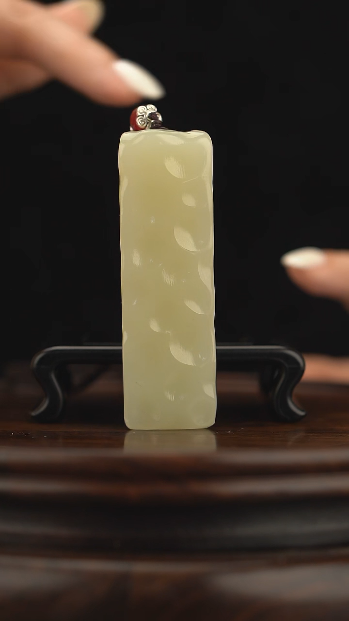 玉【奶酪】天然玉石手把件