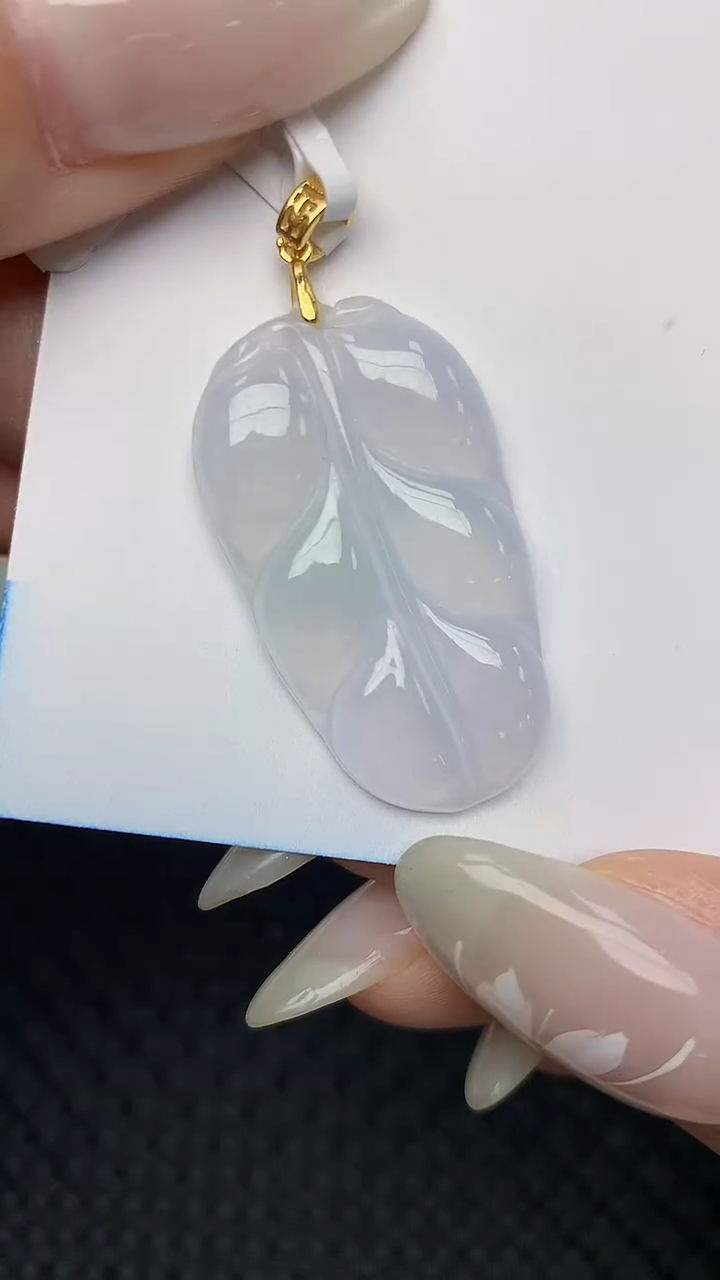 翡翠银S925镶嵌颈饰天然翡翠a货