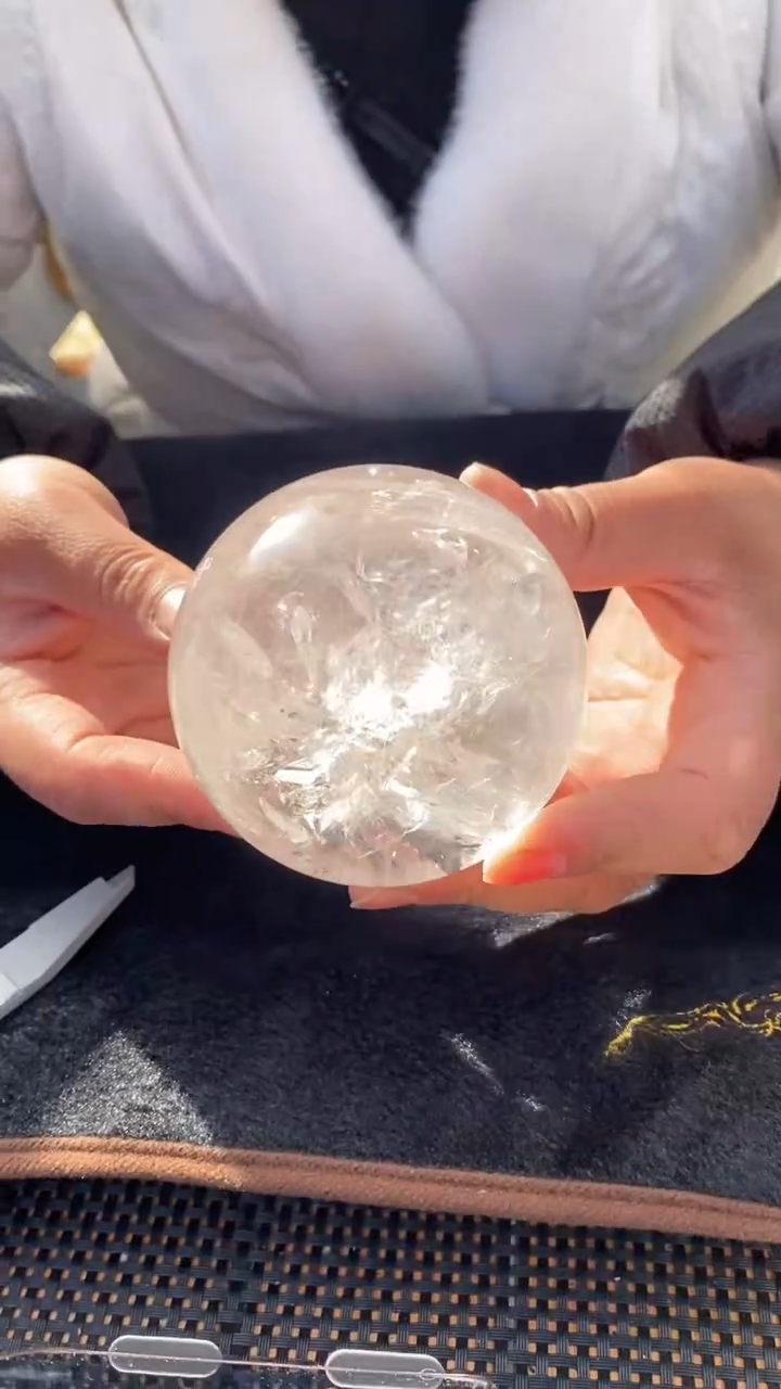 【闪购商品】水晶球未镶嵌白水晶球D660