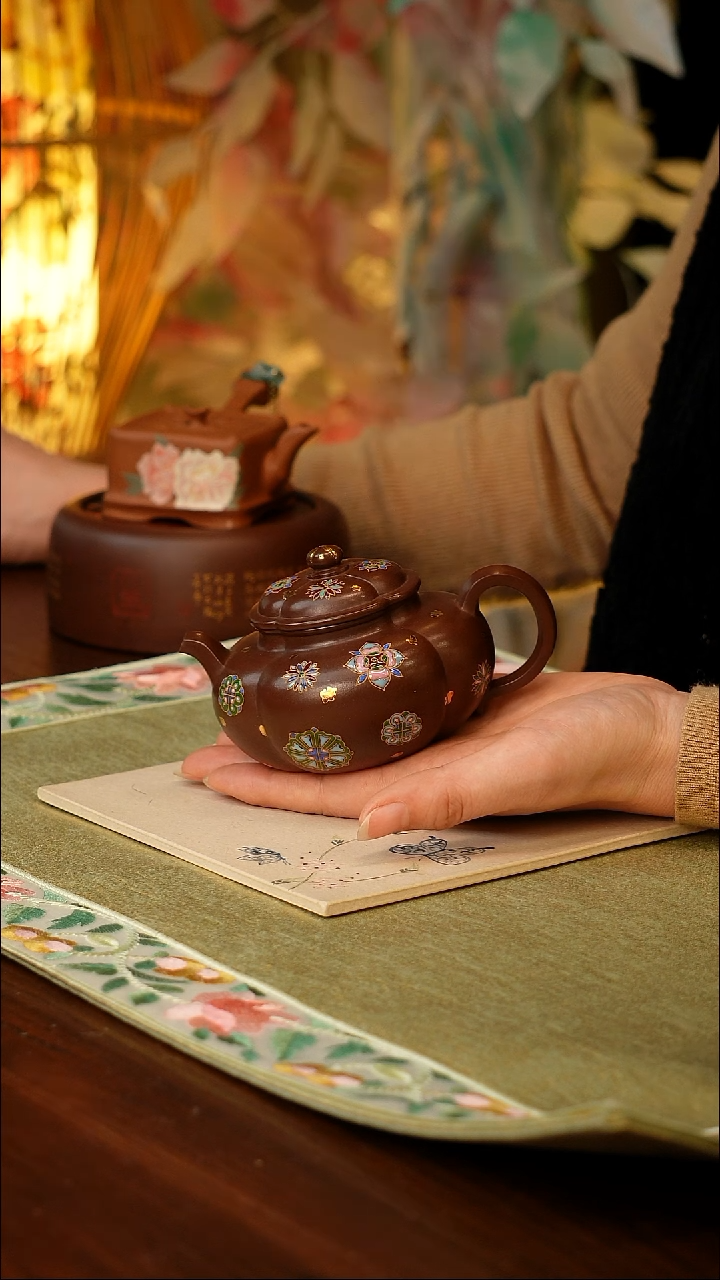 茶壶紫砂尚**造宜兴紫砂原矿手工壶