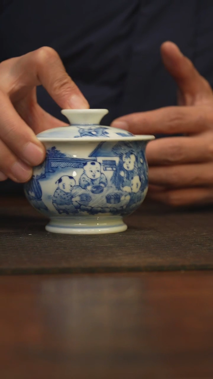 瓷片柴窑青花破价福利