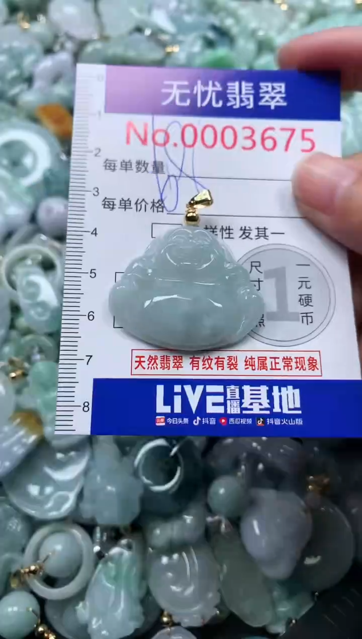 颈饰未镶嵌翡翠3675