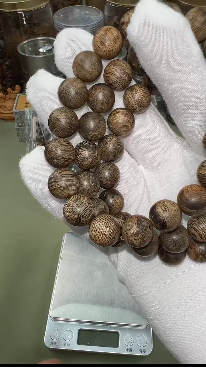 【闪购商品】沉香文莱黑棋11mm单圈02022779