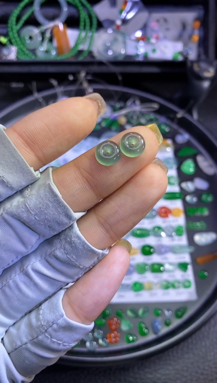 未镶嵌挂件翡翠扣子