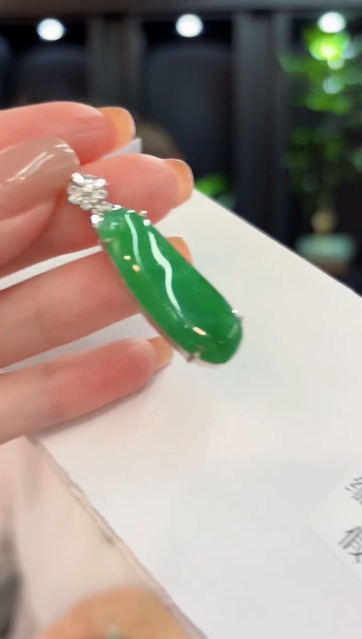 吊坠(不含链)未镶嵌翡翠 缅甸A货/支持复检/一件