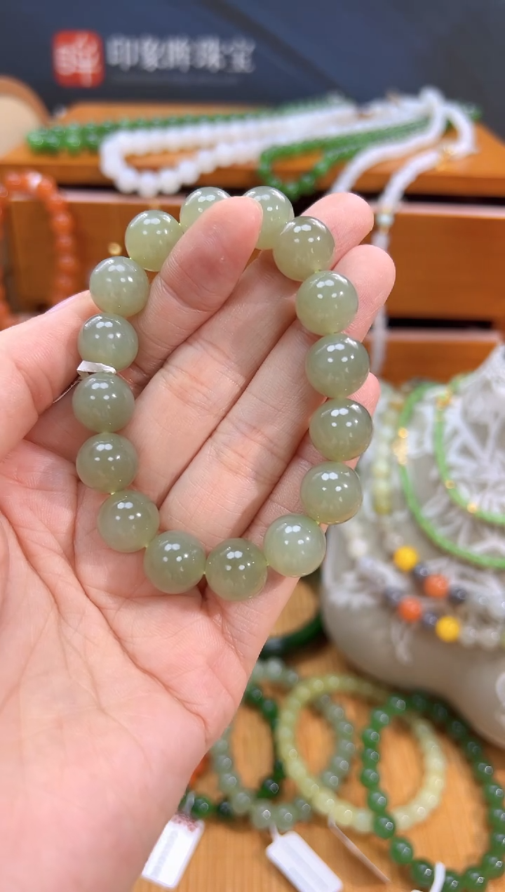 未镶嵌手串和田玉多样性拍一发一cg