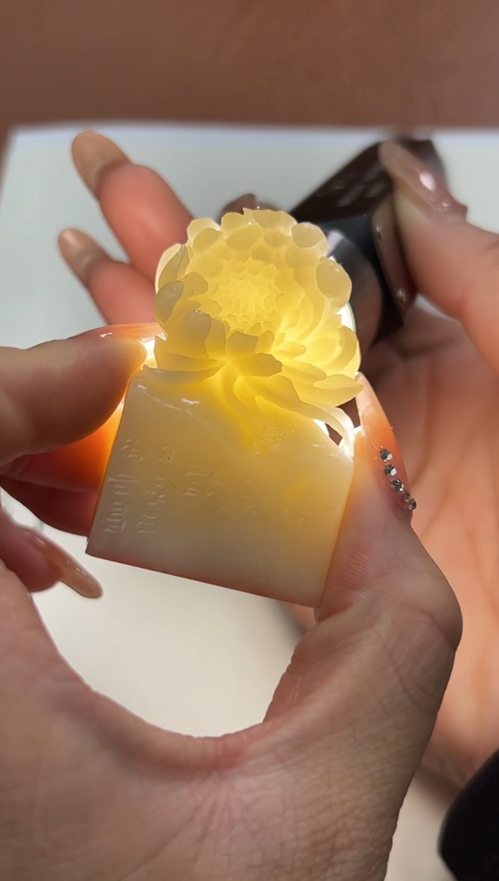 【闪购商品】青田石印石谢吉昌SY40331广陵散