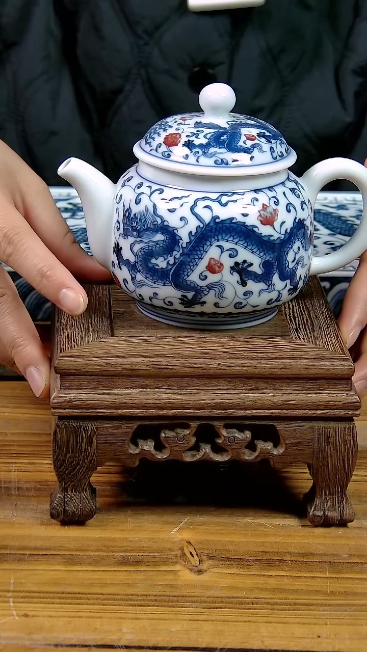 摆件景德镇陶瓷茶具茶杯摆件