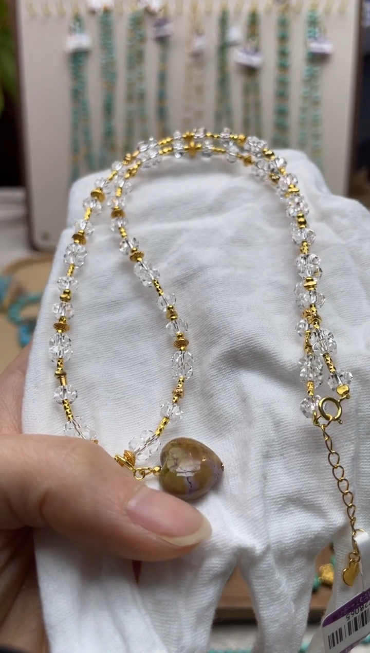 【闪购商品】水晶项链银S925镶嵌11111111111