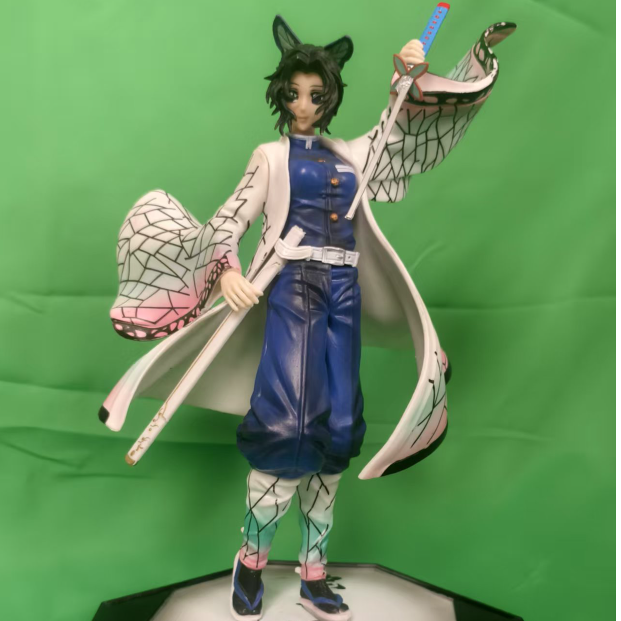 鬼灭之刃模型CHENG蝴蝶忍虫柱缘一黑死牟妓夫堕姬模型摆件周边