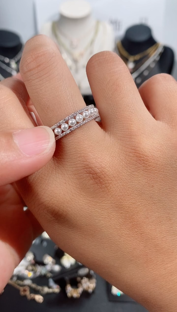 铜合金无925银戒指7241