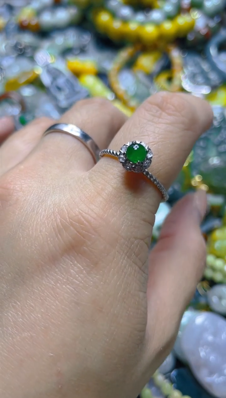 颈饰未镶嵌翡翠/V/翡翠A货，一件也是批发价