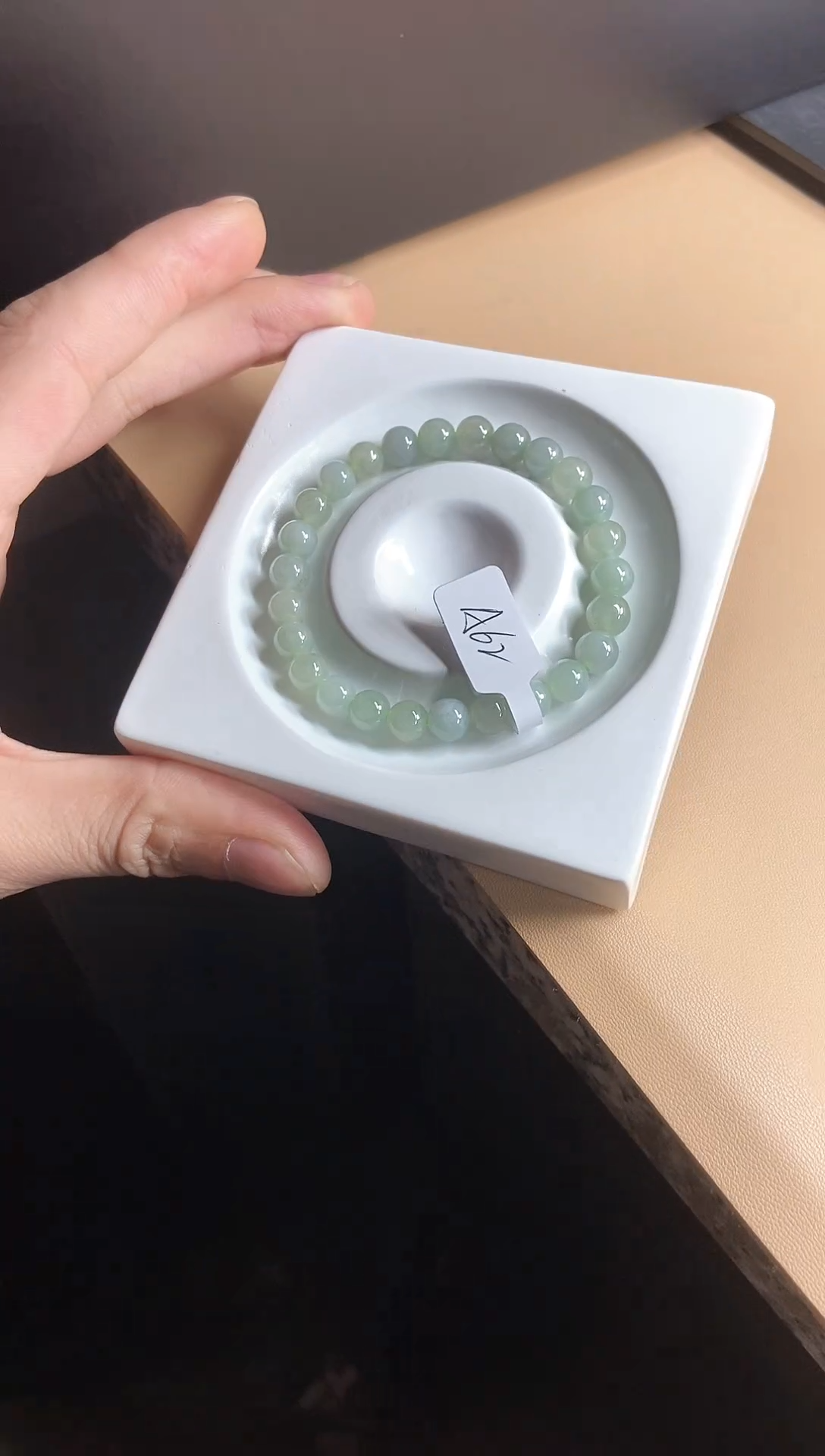 【闪购商品】翡翠手串未镶嵌天然翡翠A货手串A62