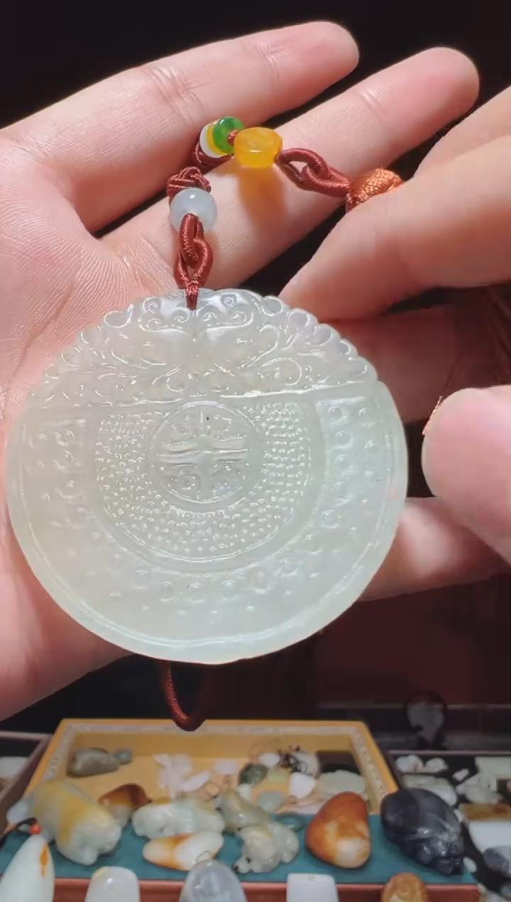 【闪购商品】和田玉吊坠(不含链)未镶嵌1