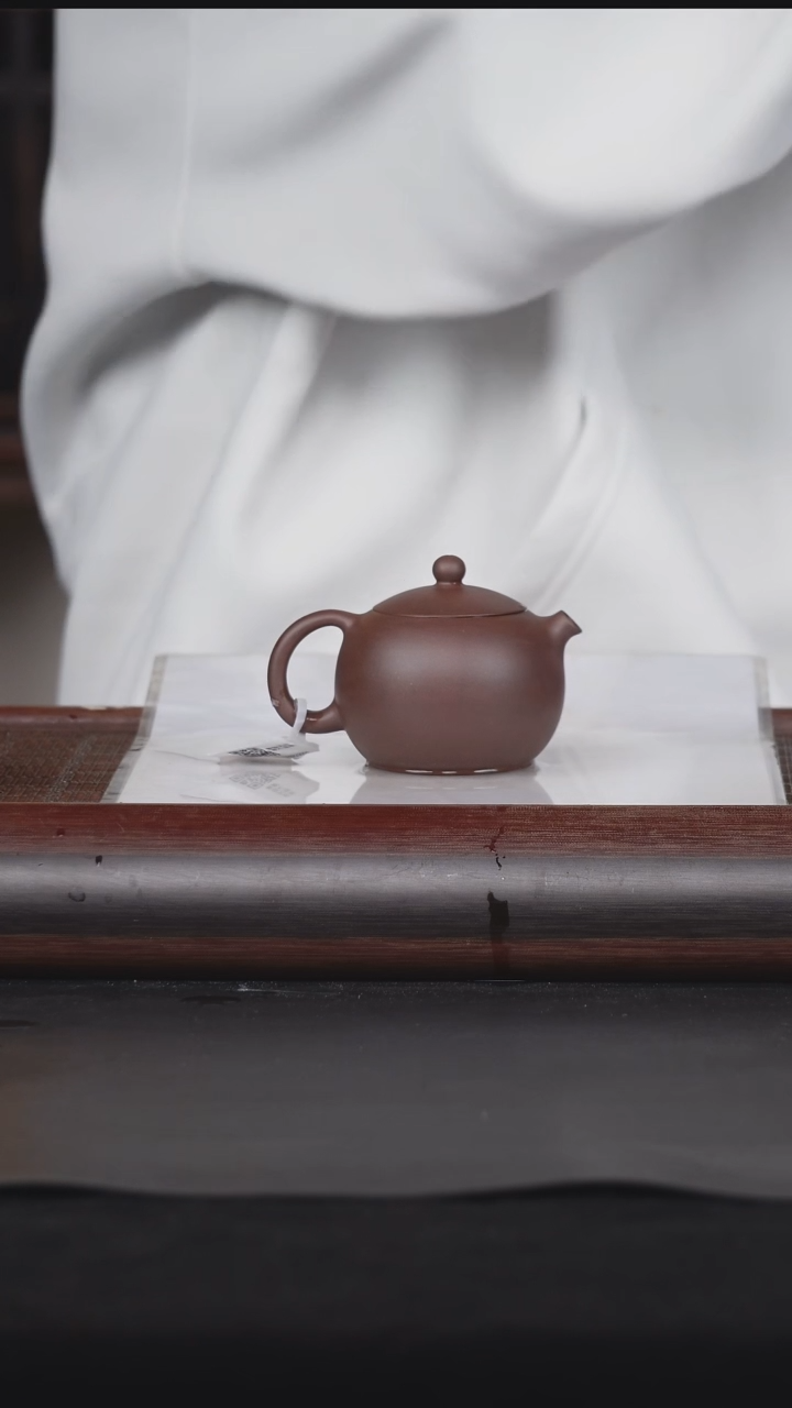 【闪购商品】紫砂茶壶5深井紫泥河豚西施150