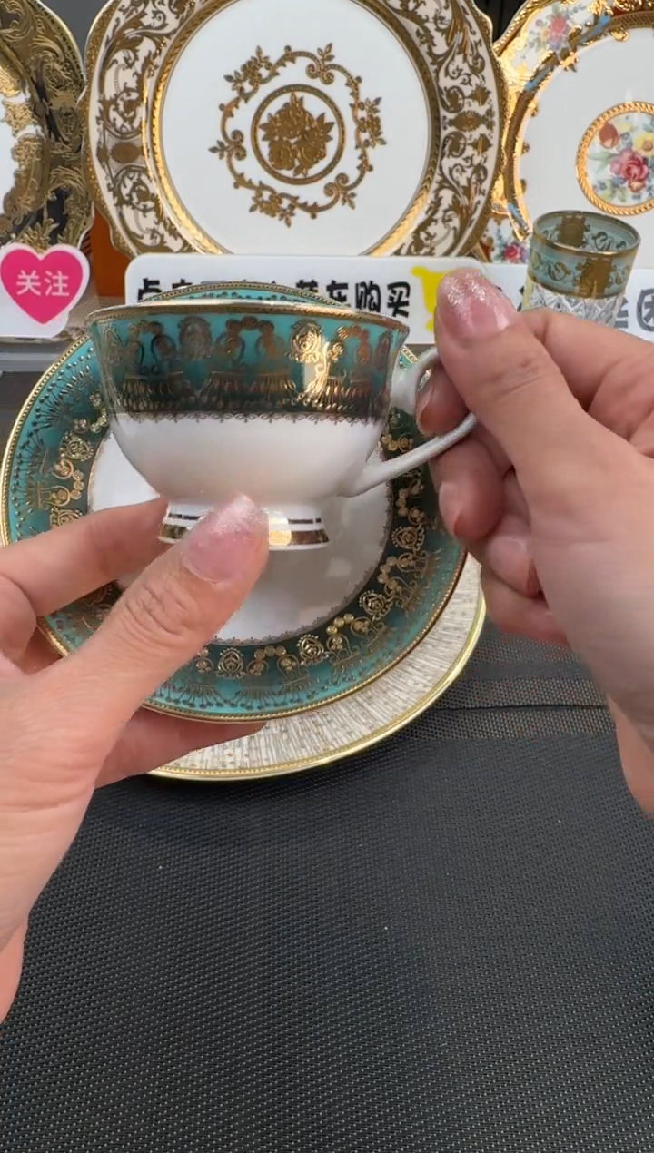 【闪购商品】瓷片90毫升两杯两碟福利款