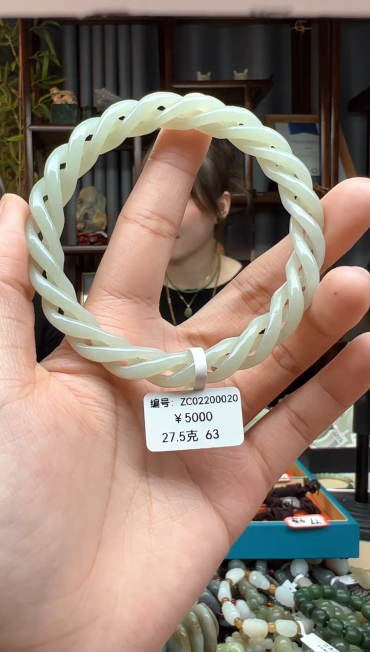 【闪购商品】和田玉颈饰未镶嵌手镯63 ZC