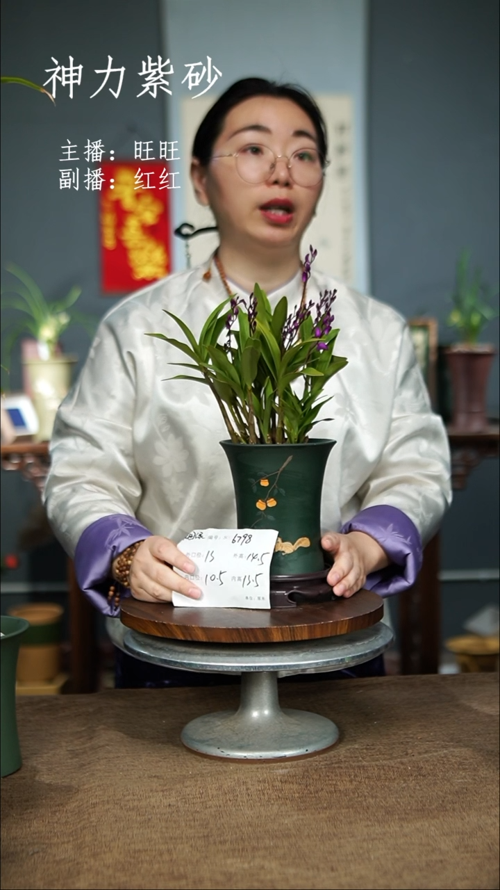 【闪购商品】紫砂花盆6798+S  紫砂花盆