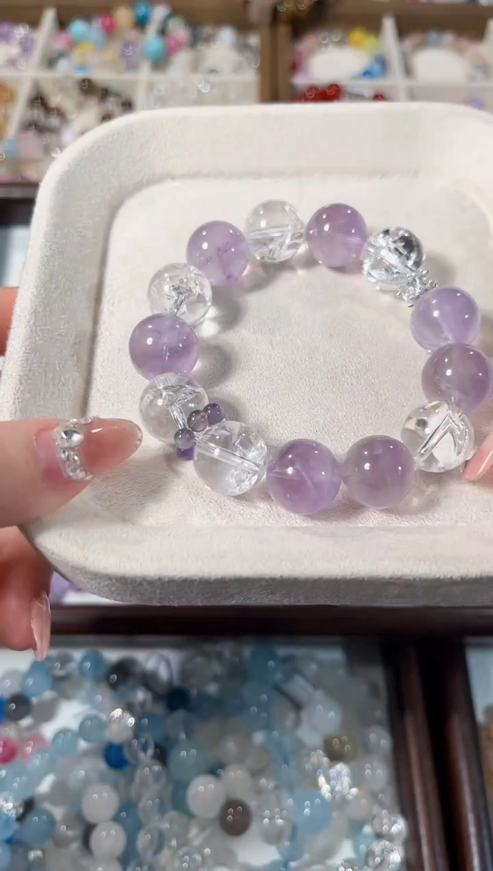 未镶嵌手链水晶01