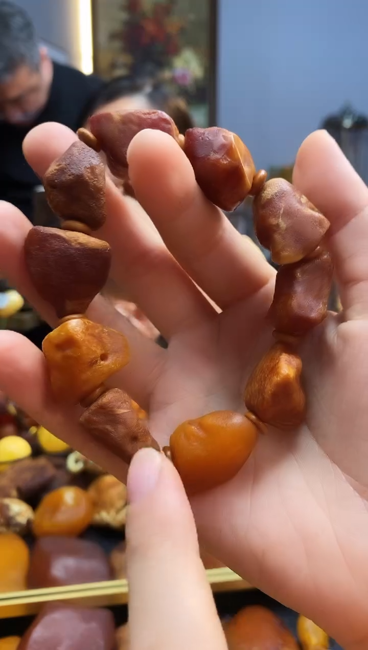 手链琥珀未镶嵌手串
