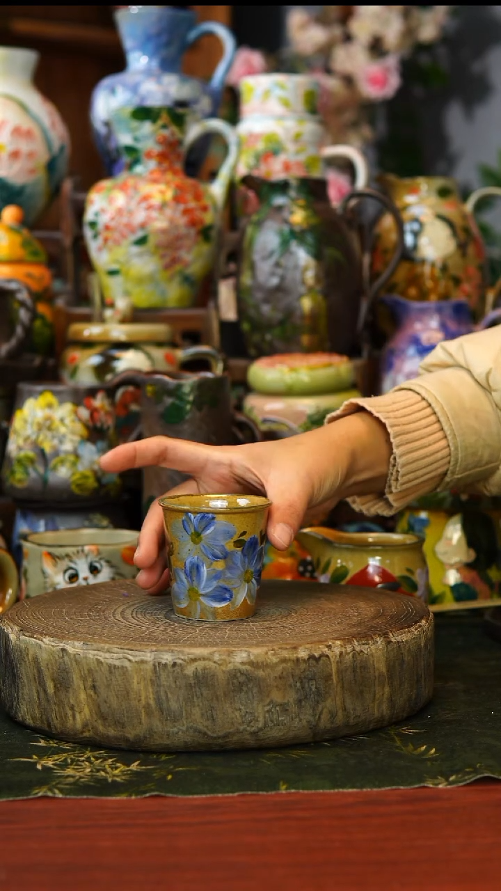 陶瓷20景德镇手工手绘釉下彩陶瓷