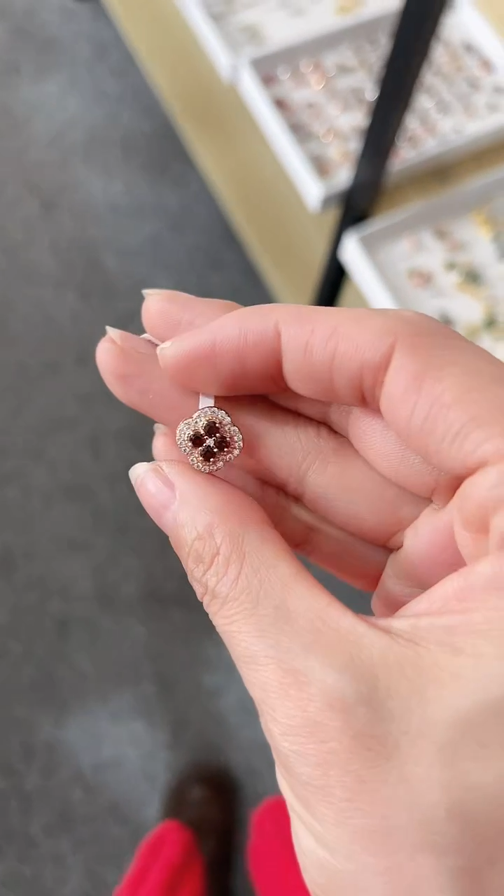 【闪购商品】石榴石颈饰银S925镶嵌成品