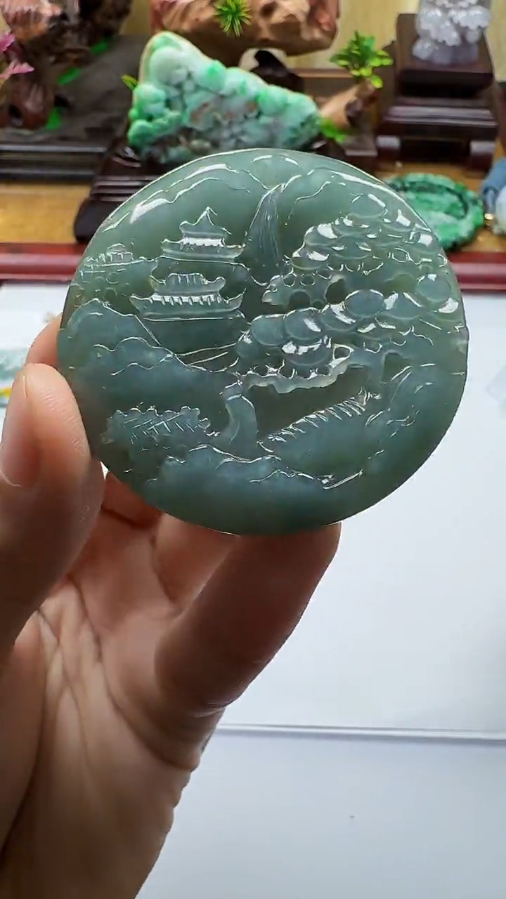 吊坠(不含链)未镶嵌翡翠1