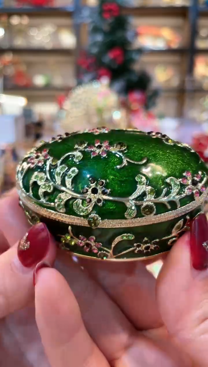 【闪购商品】珐琅彩首饰收纳盒