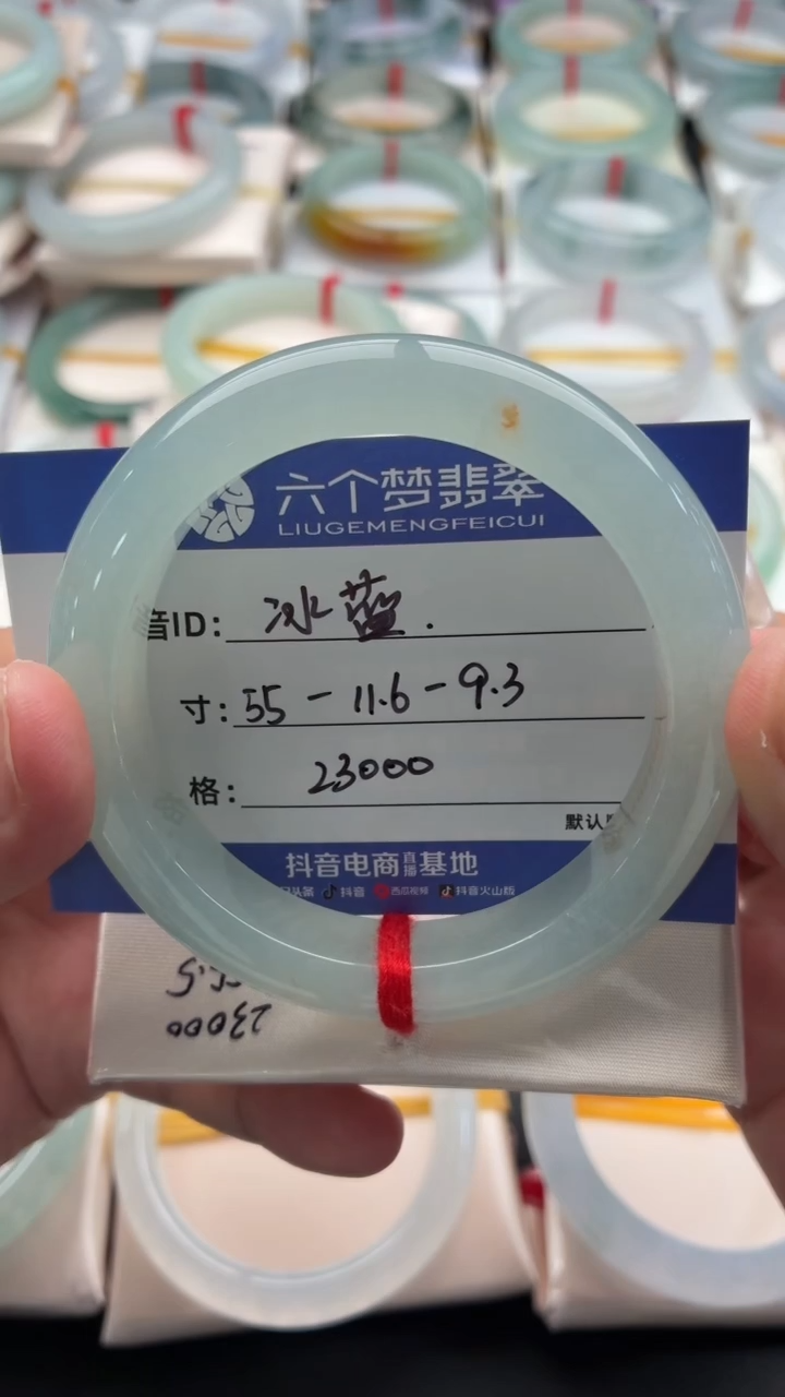 未镶嵌手镯翡翠冰蓝 48小时鉴赏期