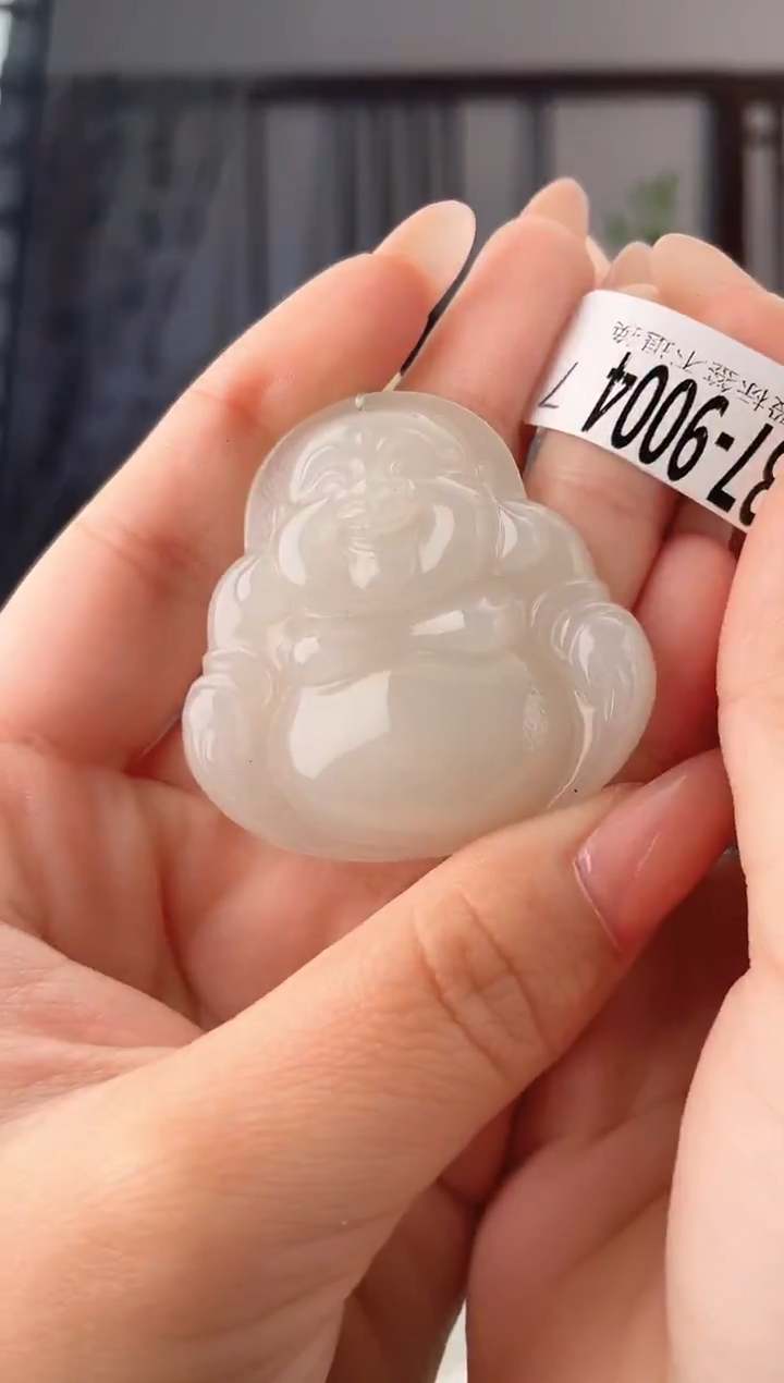 颈饰未镶嵌和田玉45佛公 9004