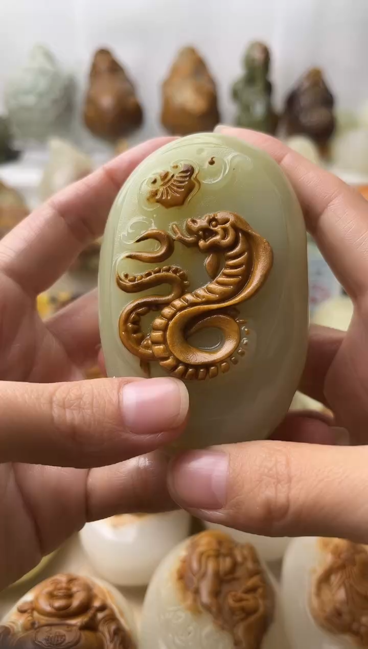 石材古青石棉纹正常不退换蛇